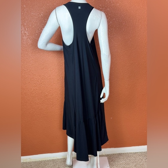Sweaty Betty Black Midi Dress Size Medium. E79 - Picture 8 of 14
